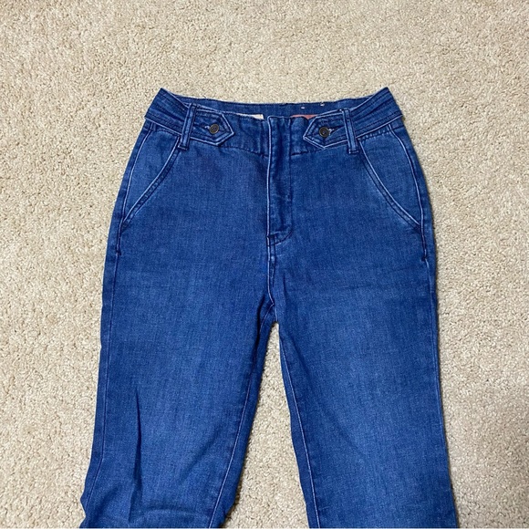 Anthropologie Pilcro High Rise Bootcut Jeans Denim Blue Size 26 Western Rodeo - Picture 3 of 14